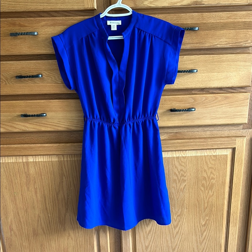 Monteau Royal Blue Mini Dress